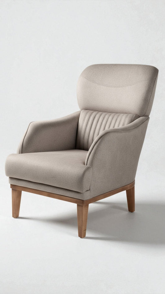 M Home – İstanbul Berjer (Krem Dokulu Kumaş)